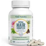 Vital Nutritive Vital Hair Complex bottle front view showing hair growth supplement benefits