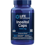 Life Extension Inositol Caps 1000mg front view supplement bottle