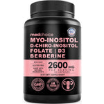 MedChoice Myo Inositol Complex 120 capsules front view for hormone balance