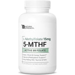 Natural Approach L Methylfolate 15mg 60 veggie capsules front bottle view