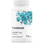Thorne 5-MTHF 1mg 60 vegetarian capsules front bottle view