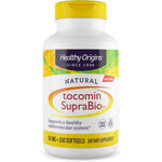 Healthy Origins Tocomin SupraBio 50mg 150 softgels bottle front view showcasing full spectrum palm tocotrienol complex