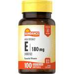 Sundance High Potency Vitamin E 400 IU 100 softgels bottle front view