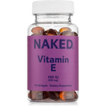 Naked Nutrition Vitamin E 400 IU 100 softgels front view bottle