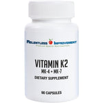 Relentless Improvement Vitamin K2 MK4 MK7 90 Capsules front bottle view for bone health