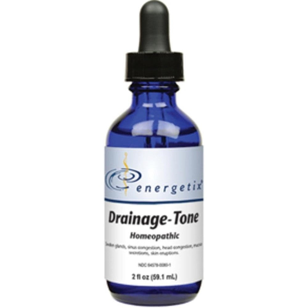 Energetix Drainage Tone Homeopathic liquid detox supplement front view bottle