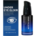 BASED Bodyworks Men's Under Eye Nourishing Elixir front view in blue glass bottle.