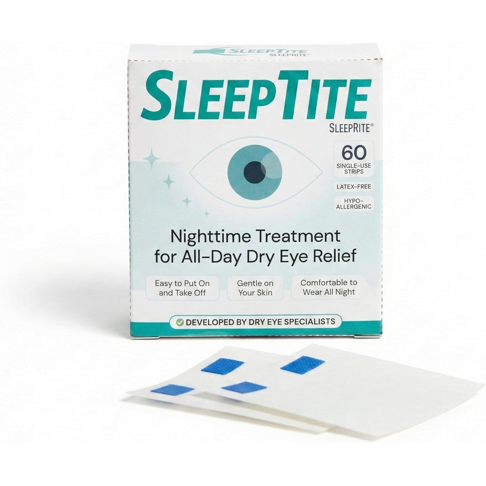 SleepTite SleepRite Regular 60 count box front view for dry eye relief