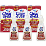 Clear Eyes Maximum Redness Relief 3 pack front view