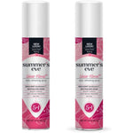 Summer's Eve Freshening Spray Sheer Floral 2 Pack front view daily feminine care
