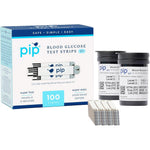 Pip V1 Blood Glucose Test Strips one hundred count box front view