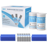FoviFlxy IMDK GLU-T1 blood glucose test strips box front view for accurate sugar monitoring