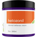 OmNutra Ketozonil Extra Strength Skin Defense Cream front view for athletes foot relief