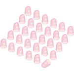 PATIKIL pink silicone finger tip covers cots front view for skin protection