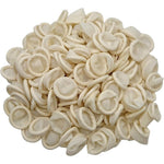 Hulless medium latex finger cots front view of 210 piece pack for electronics repair