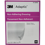 Adaptic Non Adherent Dressing Box Of Fifty Count Front View Sterile Primary Wound Care Mesh