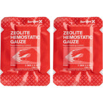 SurviveX Hemostatic Gauze front view packaging of the sterile emergency trauma dressing.