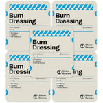 Rhino Rescue 5 Pack Burn Dressing front view showing sterile individual packaging.