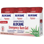 Alocane Emergency Burn Gel 24 count individual packets front view for commercial kitchens.