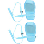Murocea Breathable Hand Control Mitts front view showing blue mesh fabric.