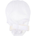 Sopotutu Hand Control Mitts front view showing breathable white mesh fabric.