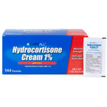 CareAll Hydrocortisone Cream 144 pack box front view for itch relief