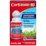 Cortizone 10 Maximum Strength Itch Relief Massaging Rollerball front view for eczema relief.