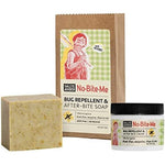 SallyeAnder No-Bite-Me Cream and Soap Set front view natural bug repellent.