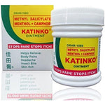 Katinko Ointment Pain and Itch Expert 30 grams front view for muscle relief.