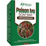 Natrulo Poison Ivy Soap Bar front view packaging for natural anti itch skin cleansing