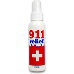 911 Relief Fast Acting Itch Relief Spray front view for mosquito bite relief