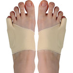 WooTshu Tailor Bunion Corrector front view showing silicone gel pad for pinky toe relief.