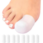 Niupiour Silicone Big Toe Protectors front view of 14 piece gel set.