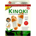 Kinoki Natural Foot Patches 10 pack front view herbal detox formula