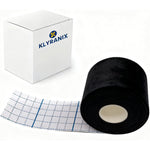 Klyranix Moleskin for Blisters front view of black adhesive roll for foot protection.