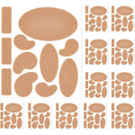 Luakesa Moleskin Adhesive Pads 12 sheets front view blister prevention