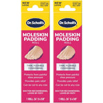 Dr. Scholl's Moleskin Plus Padding Roll front view for foot pain relief