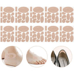 Honoson 110 Pieces Moleskin for Feet Blisters front packaging view showing assorted pre-cut shapes.