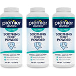 Premier Solutions Talc-Free Soothing Foot Powder front view for moisture control