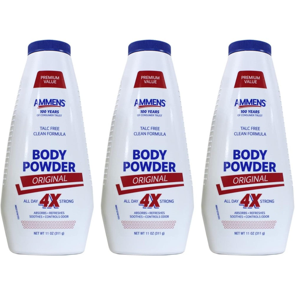 Ammens Medicated Body Powder front view for itch relief
