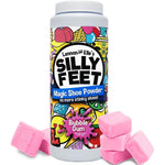 Silly Feet Magic Shoe Deodorizer Powder front view for odor control.