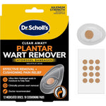 Dr. Scholl's Clear Away Plantar Wart Remover Hydrogel Bandages front packaging