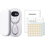 Fency Wireless Bedwetting Alarm front view of white receiver and transmitter.