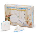 DryEasy Pro Wireless Bedwetting Alarm front view showing receiver and sensor kit.