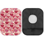 Uorisanigo Ostomy Pouch Covers front view featuring decorative pattern for colostomy bags.