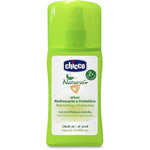 Chicco Refreshing and Protective Spray 100ml front view baby mosquito repellent