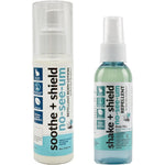 Best Bee Brothers No See Um Repellent combo pack front view showcasing mist and lotion bottles.