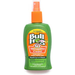 Bullfrog Mosquito Coast bug spray and sunscreen pump bottle front view