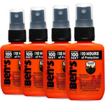 Ben's 100 Tick and Insect Repellent front view of four pack box