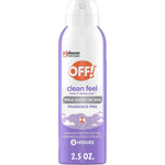 Off! Clean Feel Picaridin insect repellent aerosol front view